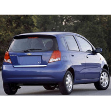 Накладка на багажник нержавейка Хэтчбек для Chevrolet Aveo T200 2002-2008 гг