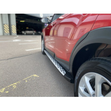 Боковые пороги Оригинальный дизайн (2 шт) для Kia Stonic 2017- гг