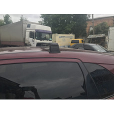 Багажник на штатные места (2 шт, с замком) Серый для Mercedes B-class W245 2005-2011 гг