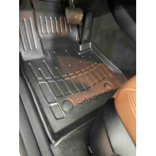 Коврики резиновые Stingray 3D (5 шт, полиуретан) для BMW X3 F-25 2011-2018 гг