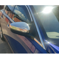 Накладки на Зеркала (2 шт, Нержавейка) для Citroen C5 Aircross 2017- гг