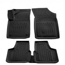 Коврики резиновые Stingray 3D (5 шт, полиуретан) для Skoda Citigo 2011-2020 гг
