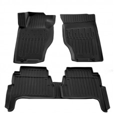 Коврики резиновые Stingray 3D (5 шт, полиуретан) для Kia Sorento I BL 2002-2009 гг