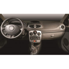 Накладки на панель 2008-2012 Карбон для Renault Clio III