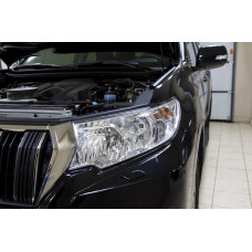 Ресничка на фару водительская сторона (для рефлекторной) для Toyota Land Cruiser Prado 150 2009-2023 гг