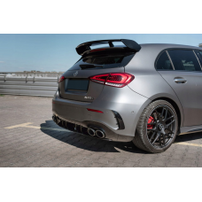 Задний диффузор с насадками на выхлоп (Дизайн A45 HB) для Mercedes A-сlass W177 2018- гг