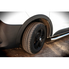 Расширители арок (6 шт, черные, ABS) для Renault Trafic 2015- гг