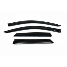 Ветровики на окна (4 шт, HIC) для Volkswagen T-Roc 2017-2025 гг