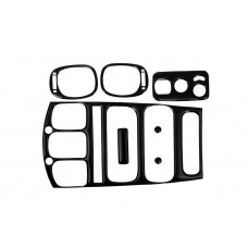 Накладки на панель приборов (Meric) Черный для Chrysler Voyager 2001-2007 гг