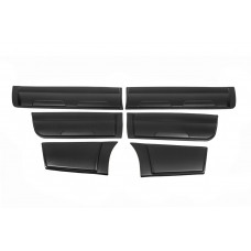 Молдинги на двери Meliset (6 шт, ABS) для Toyota Hilux 2015- гг