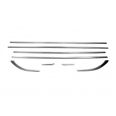 Нижня окантовка стекол (8 шт, нерж) для Ford Fusion 2012-2020 рр