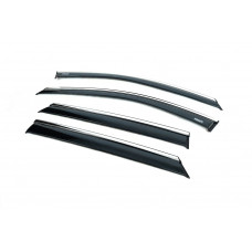 Вітровики з хромованим молдингом (4 шт, Niken) для MG HS 2018- рр