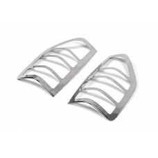 Накладки на стопи (2 шт., нерж.) OmsaLine - Італійська нержавіюча сталь для Mercedes Sprinter W901/902/903/904/905 1995-2006 рр