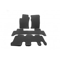 Коврики EVA (3 ряда, черные) для Toyota Land Cruiser Prado 120 2002-2009 гг