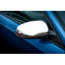 Накладки на Зеркала 2004-2008 (2 шт., Нержавеющая Сталь) для Ауди A6 C6