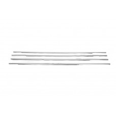 Молдинги на стекла (4 шт, нержавейка) для Volkswagen Golf Plus 2004-2014 гг