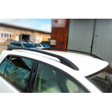 Рейлінги OmsaLine Solid (2 шт, чорні) для Volkswagen Golf 7/E-Golf 2012-2020 рр