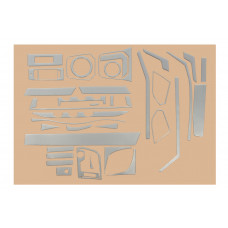 Накладки на панель (2020-2025) Титан для Volkswagen T6 рр