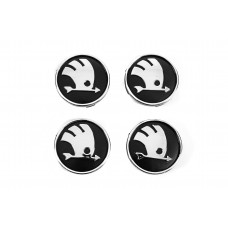 Ковпачки на диски 60/56мм 9068 (4 шт) для Skoda