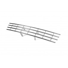 Решетка бампера (нержавейка) для Nissan Qashqai 2007-2010 гг