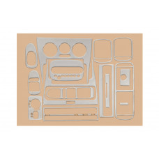 Накладки на Панель Приборов Алюминий для Seat Leon 1999-2005 гг
