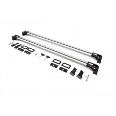 Перемички в штатні місця (2 шт, під ключ) Сірі для Mazda CX-3 2015- рр