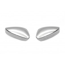 Накладки на Зеркала (2 шт, Нержавейка) Carmos для Skoda Kodiaq 2016-2023 гг