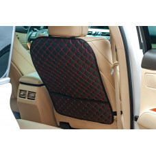 Органайзер на спинку сиденья ECO (1 шт, Черный с красной строчкой)