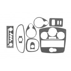 Накладки на панель приборов 2005-2008 Карбон для Renault Clio III