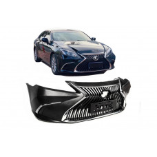Передний бампер (для 2010-2012, дизайн 2019) для Lexus ES