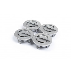 Колпачки на диски 54/43мм серые (4 шт) для Opel