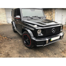 Комплект рестайлинга в G63 AMG 2018 (без капота и крыльев) для Mercedes G сlass W463 1990-2018 гг