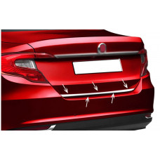 Накладка на багажник нержавейка HB, Carmos - Турецкая сталь для Fiat Tipo 2016- гг