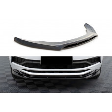 Передний Лип DPT (Черный Глянец) для Skoda Kodiaq 2016-2023 гг