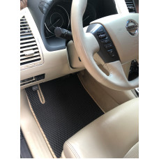 Коврики EVA 3 ряда черные для Nissan Armada 2016-2024 гг