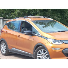 Перемычки на интегрированные рейлинги под ключ WingBar V2 (2 шт) до 120 см, Черные