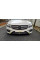 Хромированная накладка на передний бампер 2016-2020 (нержавейка) для Mercedes E-сlass W213