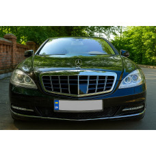 Передняя решетка радиатора GT Panamericana для Mercedes S-сlass W221 2005-2013 гг