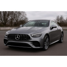 Передняя решетка Panamericana GT (для AMG-Line 2020-2023) С местом под камеру для Mercedes E-class coupe C238