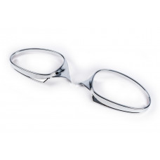 Хром накладки на дзеркала 2005-2008 (2 шт, ABS) для BMW 3 серія E-90/91/92/93 рр