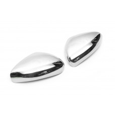 Хромированные Накладки на Зеркала (2 шт., Нержавейка) для Fiat Tipo 2016- гг