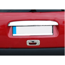 Хромированная накладка над номером (1996-2002 3-дверный, нержавейка) для Citroen Berlingo