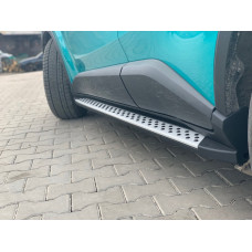 Боковые Подножки Original V1 (2 шт., алюминий) для Toyota C-HR 2016-2023 гг