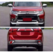 Передние и задние накладки (2 шт., 2015-2018) для Mitsubishi Outlander