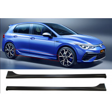Бокові пороги DPT V-3 (Під фарбування) для Volkswagen Golf 8 2019- рр