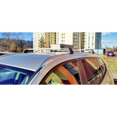 Поперечины на интегрированные рейлинги с замком Skybar V2 (2 шт) до 120 см, Серые для BMW X3 F-25 2011-2018 гг