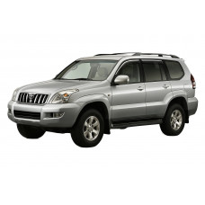 Вітровики з хромованим молдингом Niken Luxury (4 шт) для Toyota Land Cruiser Prado 120 2002-2009 рр