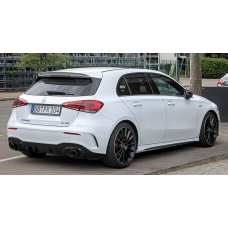 Задний диффузор с насадками на выхлоп (Дизайн A35 HB) для Mercedes A-сlass W177 2018- гг