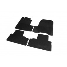 Резиновые коврики (4 шт, Polytep) для Honda CRV 2007-2011 гг