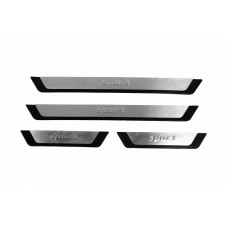 Накладки на пороги Flexill (4шт) Sport для Suzuki SX4 2016-2021 гг